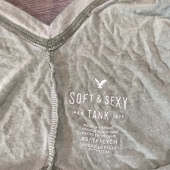 Green American Eagle Tank top - Picture 3 of 3